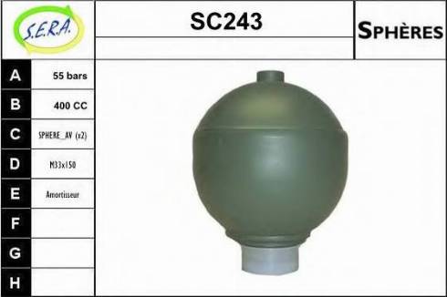 Sera SC243 - Sonda lambda autozon.pro