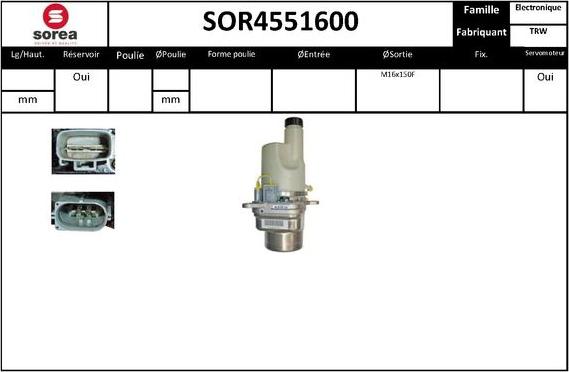 Sera SOR4551600 - Pompa idraulica, Sterzo autozon.pro