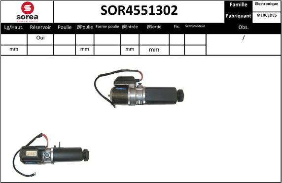 Sera SOR4551302 - Pompa idraulica, Sterzo autozon.pro