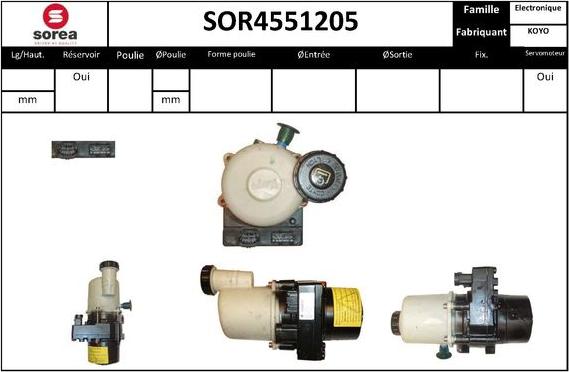 Sera SOR4551205 - Pompa idraulica, Sterzo autozon.pro