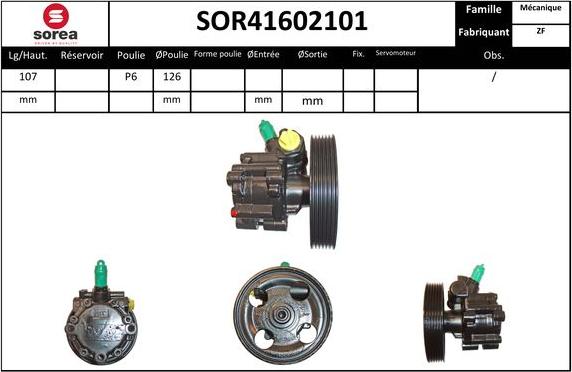 Sera SOR41602101 - Pompa idraulica, Sterzo autozon.pro