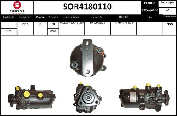 Sera SOR4180110 - Pompa idraulica, Sterzo autozon.pro