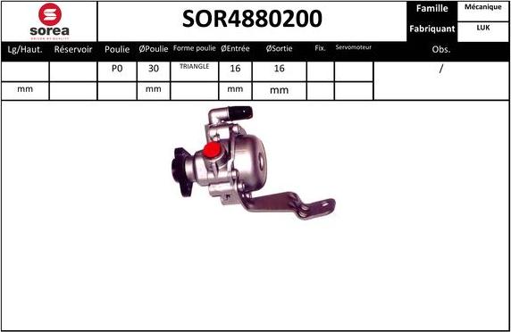 Sera SOR4880200 - Pompa idraulica, Sterzo autozon.pro