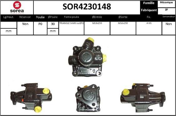 Sera SOR4230148 - Pompa idraulica, Sterzo autozon.pro