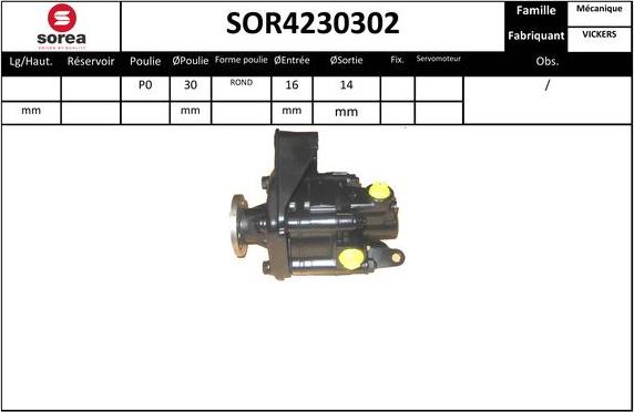 Sera SOR4230302 - Pompa idraulica, Sterzo autozon.pro