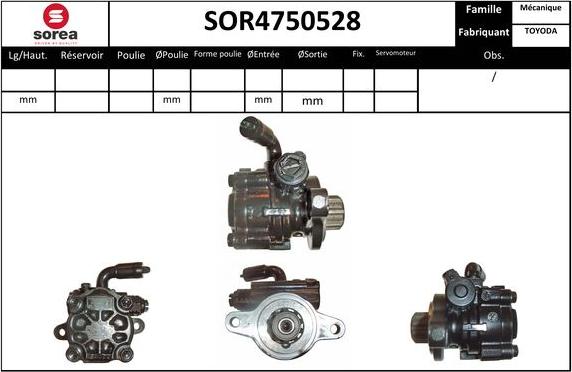 Sera SOR4750528 - Pompa idraulica, Sterzo autozon.pro