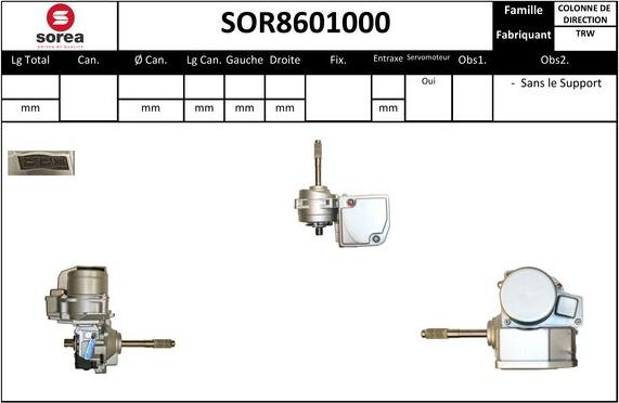 Sera SOR8601000 - Piantone sterzo autozon.pro