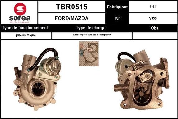 Sera TBR0515 - Turbocompressore, Sovralimentazione autozon.pro