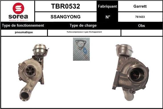 Sera TBR0532 - Turbocompressore, Sovralimentazione autozon.pro