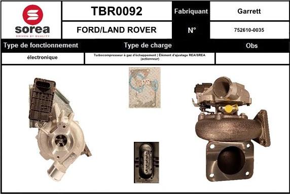 Sera TBR0092 - Turbocompressore, Sovralimentazione autozon.pro