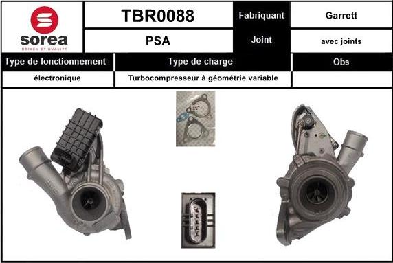 Sera TBR0088 - Turbocompressore, Sovralimentazione autozon.pro