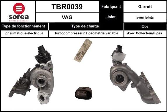 Sera TBR0039 - Turbocompressore, Sovralimentazione autozon.pro