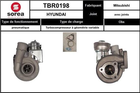 Sera TBR0198 - Turbocompressore, Sovralimentazione autozon.pro