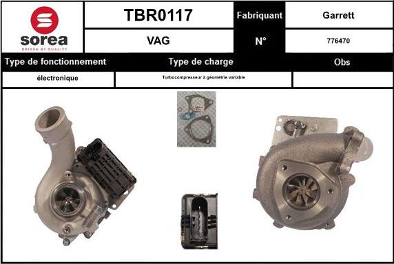 Sera TBR0117 - Turbocompressore, Sovralimentazione autozon.pro