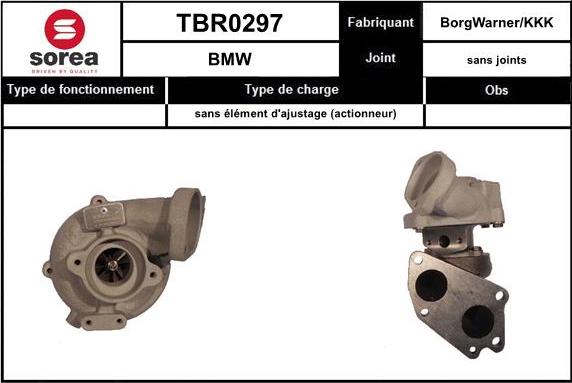 Sera TBR0297 - Turbocompressore, Sovralimentazione autozon.pro