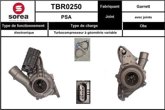 Sera TBR0250 - Turbocompressore, Sovralimentazione autozon.pro