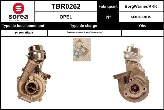 Sera TBR0262 - Turbocompressore, Sovralimentazione autozon.pro