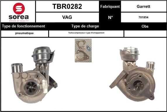 Sera TBR0282 - Turbocompressore, Sovralimentazione autozon.pro