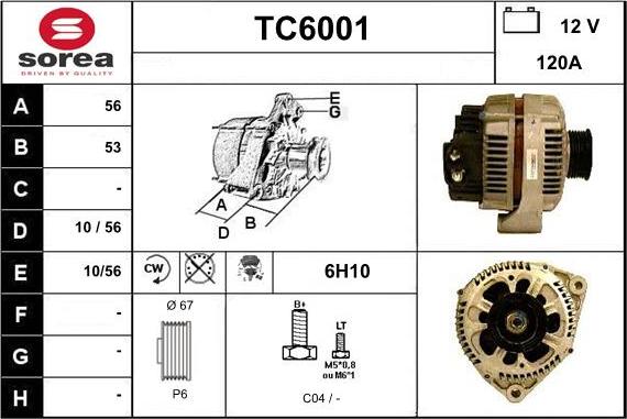 Sera TC6001 - Alternatore autozon.pro