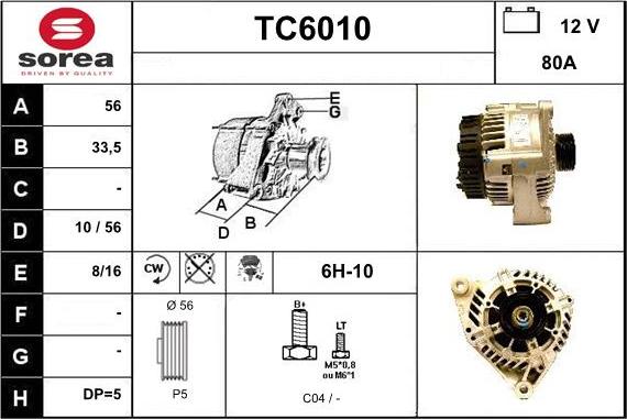 Sera TC6010 - Alternatore autozon.pro