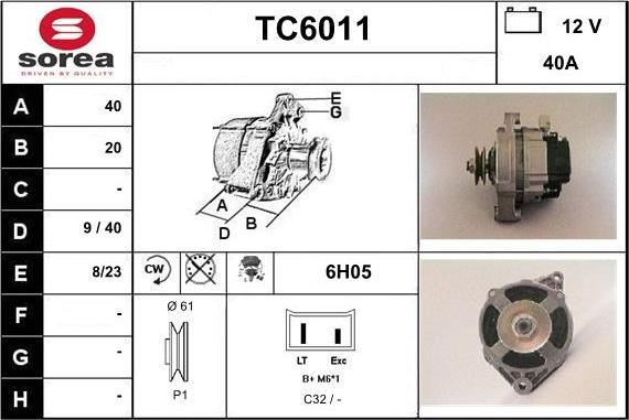 Sera TC6011 - Alternatore autozon.pro