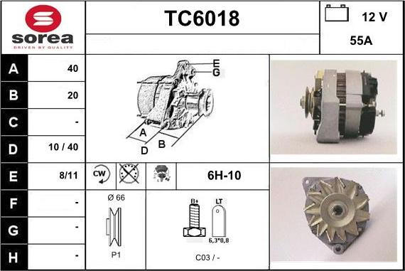 Sera TC6018 - Alternatore autozon.pro