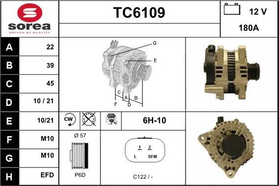 Sera TC6109 - Alternatore autozon.pro