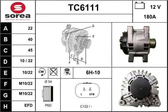 Sera TC6111 - Alternatore autozon.pro