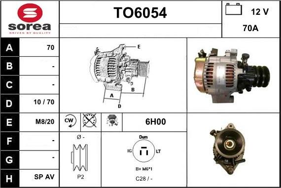 Sera TO6054 - Alternatore autozon.pro