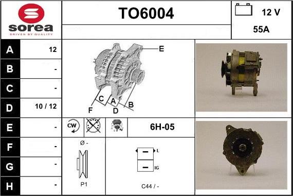 Sera TO6004 - Alternatore autozon.pro