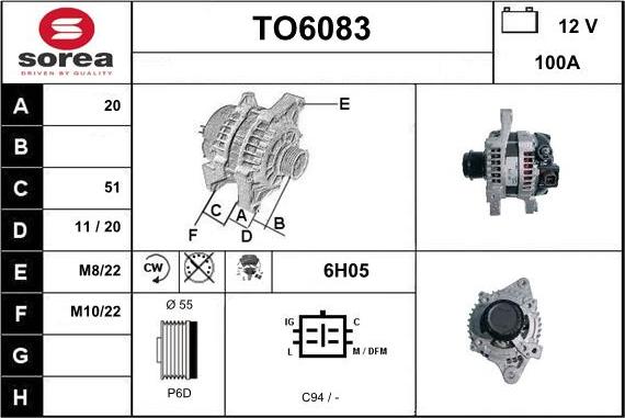 Sera TO6083 - Alternatore autozon.pro