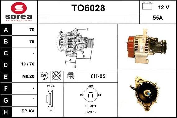 Sera TO6028 - Alternatore autozon.pro