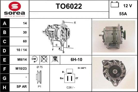 Sera TO6022 - Alternatore autozon.pro