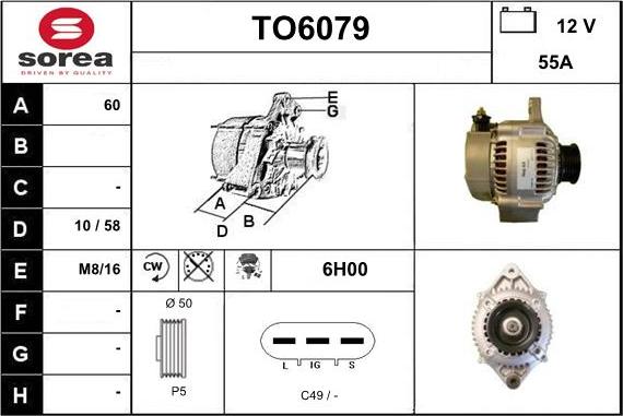 Sera TO6079 - Alternatore autozon.pro