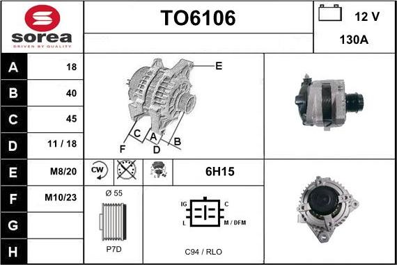 Sera TO6106 - Alternatore autozon.pro