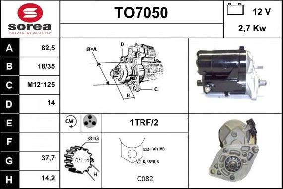 Sera TO7050 - Motorino d'avviamento autozon.pro