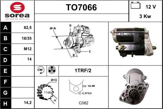 Sera TO7066 - Motorino d'avviamento autozon.pro