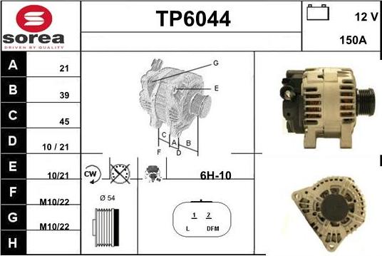 Sera TP6044 - Alternatore autozon.pro