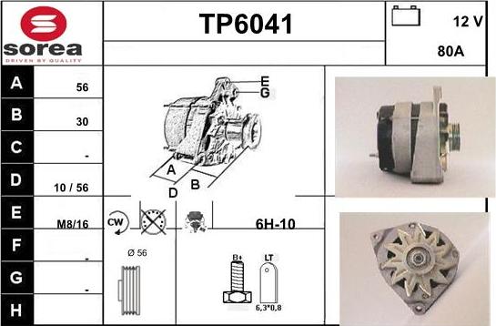 Sera TP6041 - Alternatore autozon.pro