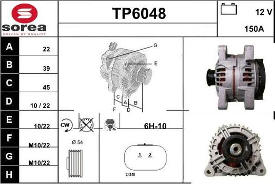 Sera TP6048 - Alternatore autozon.pro