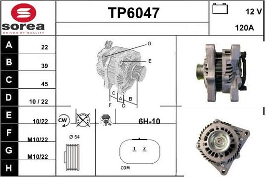 Sera TP6047 - Alternatore autozon.pro