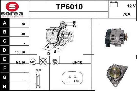 Sera TP6010 - Alternatore autozon.pro