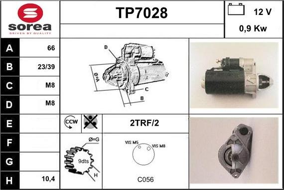 Sera TP7028 - Motorino d'avviamento autozon.pro