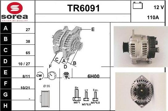 Sera TR6091 - Alternatore autozon.pro