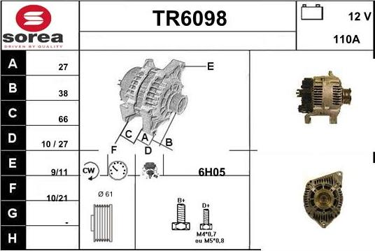 Sera TR6098 - Alternatore autozon.pro