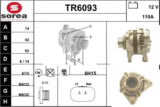 Sera TR6093 - Alternatore autozon.pro