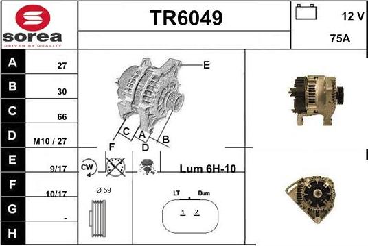 Sera TR6049 - Alternatore autozon.pro