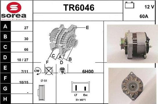 Sera TR6046 - Alternatore autozon.pro