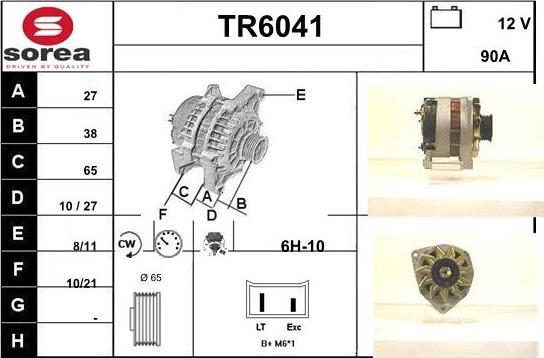 Sera TR6041 - Alternatore autozon.pro