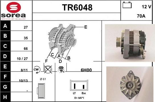 Sera TR6048 - Alternatore autozon.pro